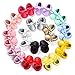 Happy Cherry Newborn Baby Infant Toddlers Soft Sole Tassels Shoes Moccasins Bowknot Pre-Walkers Slip-on Soft Crib Shoes Size 14 - Gold