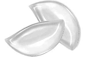 In One Clothing Przezroczyste silikonowe wkładki do biustonoszy, strojów kąpielowych lub bikini – niewidoczne, miękkie i elastyczne, przezroczysty, jeden rozmiar