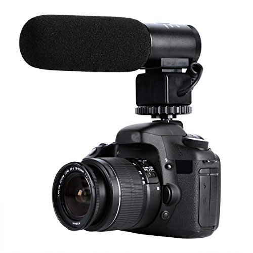 K F Concept Microphone Enregistrement Microphone cam  scope Interview Cam  ra DV pour Canon Nikon Appareil Photo Reflex num  rique DSLR