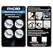 FINCIBO Round Screen Cleaner 4X Microfiber Sticker w/ Design for Smartphones RS.2029.00