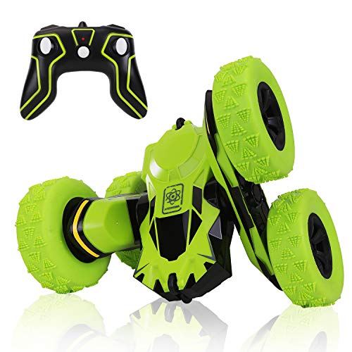 Aandyou Ferngesteuertes Auto 1/28 High Speed RC Auto 4WD 2,4G RC Stunt Auto Rennauto 360 Grad Drehen Robustes Wendiges Tumbling Rennwagen Stunt Auto für Kinder Aandyou Ferngesteuertes Auto 1/28 High Speed RC Auto 4WD 2,4G RC Stunt Auto Rennauto 360 Grad Drehen Robustes Wendiges Tumbling Rennwagen Stunt Auto für Kinder