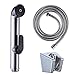 KES LP908 Toilet Hand Held Bidet Shattaf Cloth Diaper Sprayer with 59-inch Extra Long Hose and Bracket Holder, Chrome