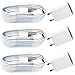 Produktbild 3X Netzteil 5V 1A + 3X 1m USB 8-Pin Ladekabel Datenkabel Ladegerät Set kompatibel mit [Apple iPhone 10 X 8 8Plus 7 7Plus 6S 6SPlus 6 6Plus 5S 5C 5 SE | iPad | iPod] Standard weiß