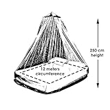 Moskitonetze 4 U® GROSSE Moskitonetze – Himmelbett – Maximaler Insektenschutz – Keine Hautirritationen oder Chemikalien – Kompletter Befestigungssatz, Aufbewahrungstasche mit Zugschnur - 6