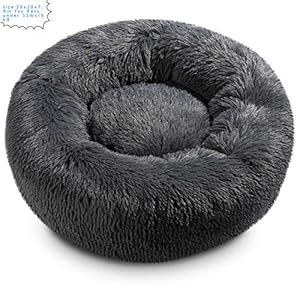 JCT Cama para Gato Cama Para perro Calmante para Gato Cama de Felpa Suave para Mascotas Pequeñas, Medianas, Grandes, Parte Inferior Antideslizante,Lavable a Máquina