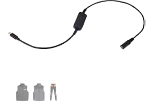 1st 9V Värmejacka Batteriboosteradapter, Step-Up-Omvandlare Typ C till DC 4mm Laddningskabel för 7,4V och 8,4V Värmejackor Vä