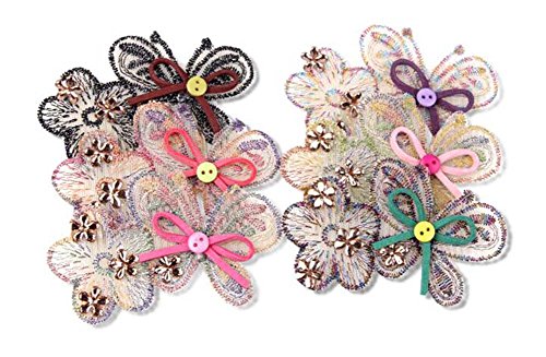 Front Hair Clip Stickers Hair Fringe Grip 6 Packs Random Color