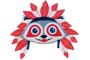 CYPBRANDS CyP Brands- Atlético de Madrid, Mochila, Mochila de Peluche, Indi, Color Rojo, Producto Oficial