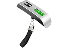 ULTECHNOVO Digital Hanging Luggage Scale Portable Handheld Baggage Scale for Travel Suitcase Scale for Traveling with LCD Dis