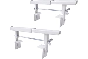 siwitec Universal-Heizkörperkonsole 260 x 35 x 1,5 mm im 2er-Set, vormontiert, weiß, für Flach- oder Rippenheizkörper