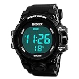 Luxus Herren Analog Digital Militär Heer Sport LED Wasserdichte Armbanduhr für Ehemann Freund Groveerble