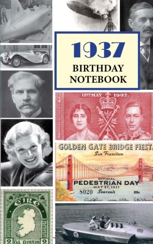 1937 Birthday Notebook: a great alternative to a birthday card