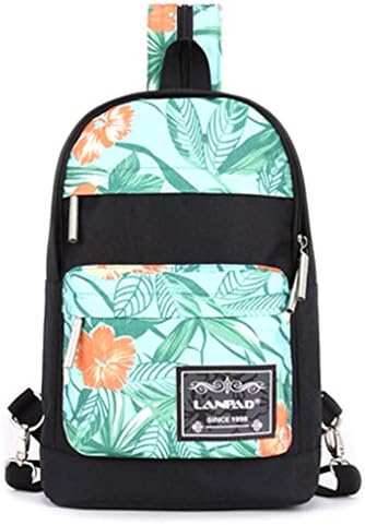 Fansela(TM) Girls Designer Pattern Print Polyester Cute Daypack Backpack Leaves
