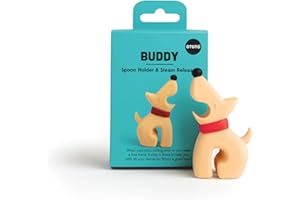 OTOTO Buddy Dog Kitchen Spoon Holder - Cooking Spoon Rest for Kitchen Counter - Spatula, Ladle Holder,