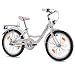 Produktbild 20" Zoll CITY BIKE KINDERRAD MÄDCHENFAHRRAD CHRISSON RELAXIA 3.0 mit 3 Gang SHIMANO NEXUS StVZO weiss
