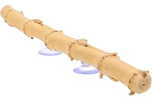 PATKAW Reptile Corner Branch Natural Forest Branches Lizard Climb Habitat Decor Plant Background Ornaments with Suction Cup for Crested Gecko Lizard Frogs Snakes