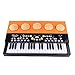 Produktbild YAKOK Keyboard Kinder, 37 Tasten Mini Holz Elektronik Klavier e Piano Keyboard Kinder mit Mikrofon und Ständer Musikspielzeug für Junge Mädchen ab 3-6