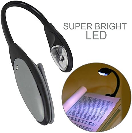 New LED Clip On Flex Book Reading Light Lamp Kindle WiFi Ipad, Laptop, Tablets, Travel Book Camping - Easily be Connected to Any Appliance Gadgets