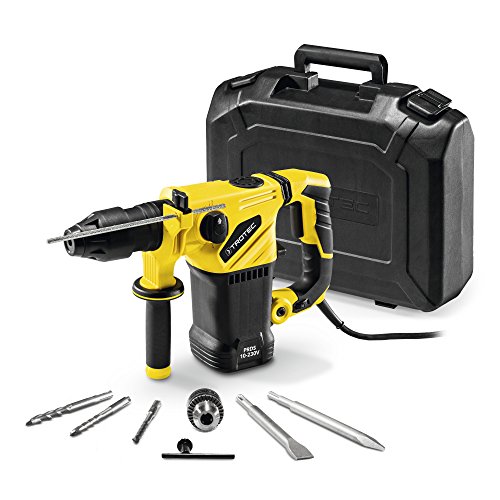 TROTEC Bohrhammer PRDS 10-230V (1500W, 5 J, Bohrleistung in Mauerwerk/Ziegel Ø 32 mm, SDS-Plus-Aufnahme, Zusatzhandgriff, im Koffer) - 4