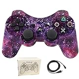  Dskop Mando a Distancia inalámbrico Bluetooth para PS3 Playstation 3 con Cable de Carga USB