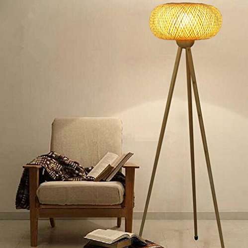 Preisvergleich Produktbild Europäische Stil Kreativ Bambus Holz Stativ Stehleuchte Wohnzimmer Schlafzimmer Büro Studio Villa Hotel Gallery Leselampe