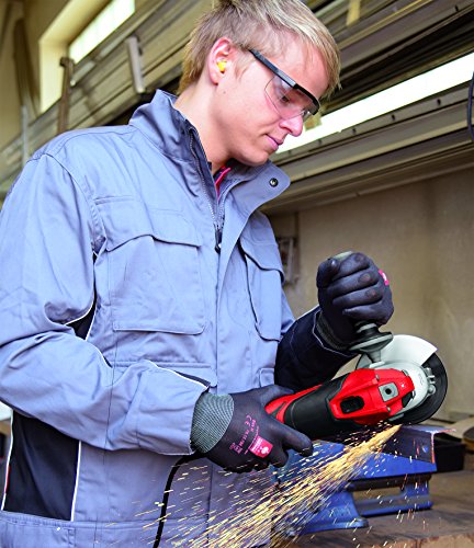 Einhell Winkelschleifer TE-AG 125/750 Kit (750 W, Scheiben-Ø 125 mm, Schlüssel im Zusatzhandgriff, inkl. Dia-Trennscheibe, Scheibenschutz, im Koffer) - 11