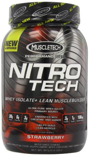 Preisvergleich Produktbild MuscleTech Nitro-Tech-Pro-Serie Erdbeere 907g