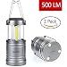 Produktbild Speclux 500lm LED Camping Laternen mit magnetischer Unterseite, 30 LEDs COB Technologie batteriebetrieben wasserabweisend klappbar Laterne für Nacht Angeln, Wandern, Notfälle, 2 Stück