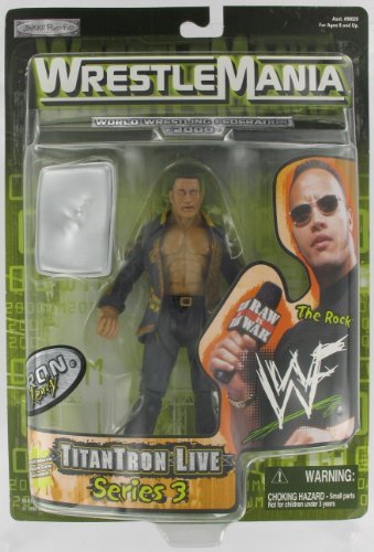 Preisvergleich Produktbild WWF Wrestle Mania 2000 Titantron Live Series 3 The Rock