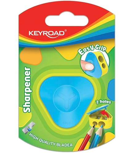 Keyroad Rocky-docky Plastic Puntenslijper Met Gum, Per Stuk, Met Houder Diameter 8 Mm Blisterverpakkin 41925451