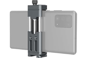 Leaplumin Handy Halterung für Stativ，Universal Handy Stativhalterung Metall mit Standard 1/4"-20 Schraubenkopf，Handyhalter Auf Stativ für iPhone 15 Pro/14 Pro Samsung