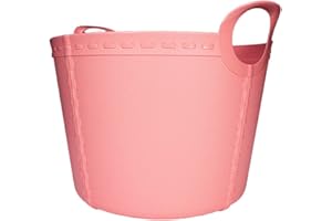 SP Berner - Barreño Grande | Cubo de Plastico con Asas - 25 litros - Rosa
