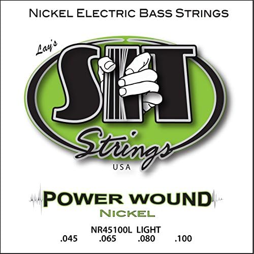 SIT Strings NR45100L Nickel Plated Bass Guitar Strings, 4-String Light