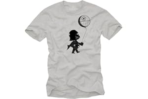MAKAYA Baby Vader Camiseta Divertida Hombre Manga Corta