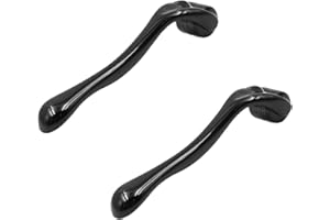 Alnicov 2 szt. Derma Roller 0,5 mm dla Microneedling wzrost brody dla blizn zmarszczki wypadanie włosów z mikro igły ze stali nierdzewnej 540 pielęgnacja włosów dla mężczyzn kobiety (czarny)