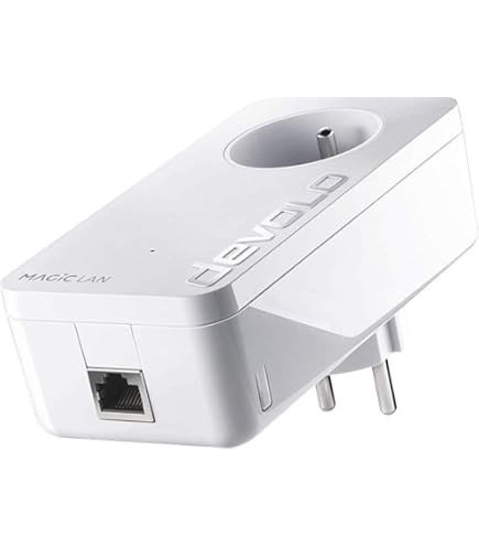 Kit CPL Devolo 1200 - 2 Adaptateurs, Compatible Toutes Box, Débit 1200 Mbps