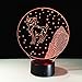 Produktbild Night Light Vision Illusion-lampe Führt 3d Nachtlight Vision Glühbirne Optische Phantom Bunte Blei-3d-lampe Berühren Baby Schlaflicht Am Besten Geburtstagsgeschenk