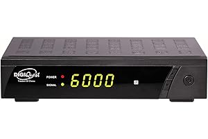 Digiquest 8010 HD DEU - Decoder satellitare Free to air DVB-S2 - funzione mediaplayer, Nero, HEVC 265 MAIN10