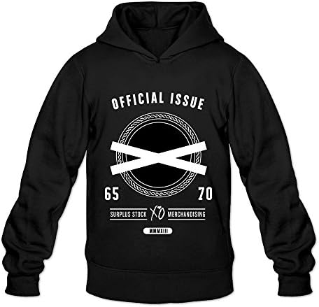 Official Issue Xo The Weeknd Joke 100% Cotton Long Sleeve Hoodie For Teenagers -  Black - 
