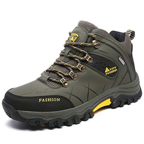 ASHION Botas de Senderismo de Gore-Tex Para Hombre (41 EU, Verde)