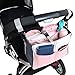 Produktbild FakeFace® Universell Kinderwagen Buggy Organizer Tasche Aufbewahrungstasche Getränkehalter Flaschenhalter