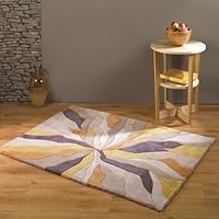 Rugs With Flair Infinite Splinter Ocre Moderno Alfombra 160 x 220