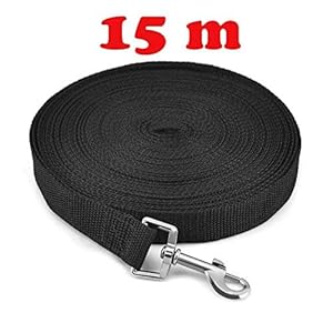 Ploopy Correa de Adiestramiento para Perros, Correa 15 Metros de Rastreo para Perro Ideal Paseo o Amarre