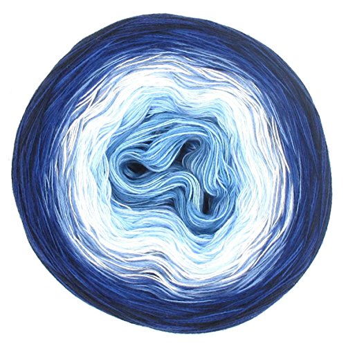 LoLa Farbverlaufswolle Baumwolle Vier Jahreszeiten winter, Variante:3fach - 200g 1000m