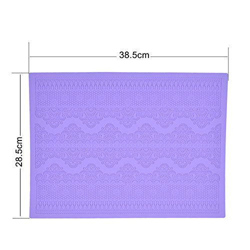 CkeyiN ®DIY Fondant Kuchen Dekoration Formwerkzeug Food Grade Silikon Auflage - 2