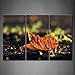 Produktbild Gelb Fallen Leaf auf Boden Wand Art Bilder Kunstdruck auf Leinwand Art The Bild für Home Moderne Dekoration