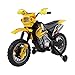 Price comparison product image HOMCOM Kids Electric Motorbike Child Ride on Motorcycle 6V Battery Scooter (Yellow)