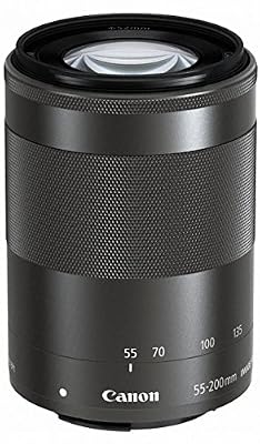 Canon Objectif EF-M 55-200 mm f/4,5-6,3 IS STM Noir