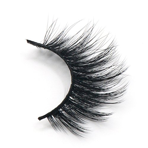 Arison Lashes 3D 100% Handgefertigte Künstliche Wimpern Synthetische Natürlicher Blick Augen Falsche Wimpern (1 Paar) - 2