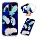 Produktbild Handy Silikonhülle für Samsung Galaxy A6 Plus 2018, Stoßfest Schutz Tasche Weich TPU Gel Bumper Damen Herren Etui Dünn Transparent Durchsichtige Cover Case (Feder) Kratzfest Anti Fingerabdruck